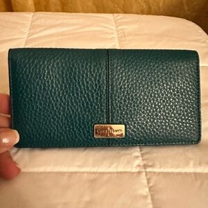 Cole Haan Teal Leather Wallet